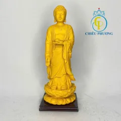 Tượng Đức Phật A Di Đà đứng cao 21cm-nhiều mẫu composite