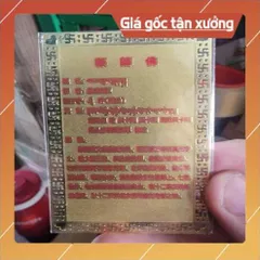 kim bài linh phù phật dược sư HÀNG CAO CẤP, có hoả tốc
