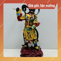Bộ Tượng Long Thần - Hộ Pháp, Ông Tiêu - Hộ Pháp cao 40cm có hoả tốc