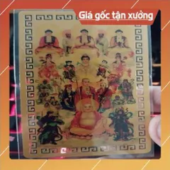 kim bài linh phù qui tụ vạn phật HÀNG CAO CẤP, có hoả tốc