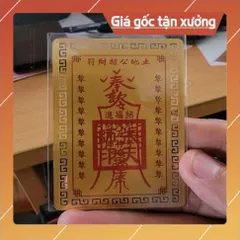 kim bài linh phù phúc đức chánh thần HÀNG CAO CẤP, có hoả tốc