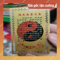 kim bài linh phù linh bảo thiên tôn HÀNG CAO CẤP, có hoả tốc