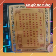 kim bài linh phù cửu thiên huyền nữ HÀNG CAO CẤP, có hoả tốc