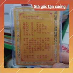kim bài linh phù phật a di đà HÀNG CAO CẤP, có hoả tốc