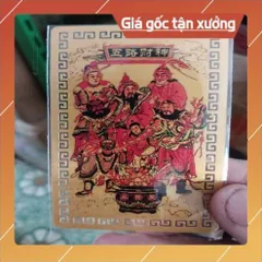 kim bài linh phù ngũ lộ thần tài HÀNG CAO CẤP, có hoả tốc