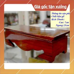 Đôn gỗ dài đặt tượng thờ cúng bàn thờ