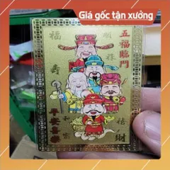 kim bài linh phù phúc lộc thọ hỉ tài HÀNG CAO CẤP, có hoả tốc