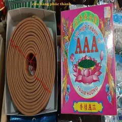 Hộp nhang khoan AAA bông sen 24h