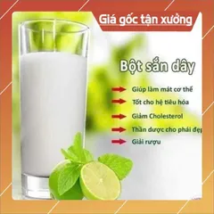 1Kg Tinh Bột Sắn Dây Nguyên Chất TÂY BẮC XANH CHÍNH HIỆU
