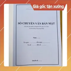 SỔ CHUYỂN VĂN BẢN MẬT có hoả tốc