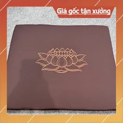 Nệm Ngồi Thiền - Tọa Cụ Ngồi Thiền Niệm Phật - Dày 5cm NÂU ĐEN