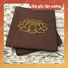 Nệm Ngồi Thiền - Tọa Cụ Ngồi Thiền Niệm Phật - Dày 5cm NÂU ĐEN