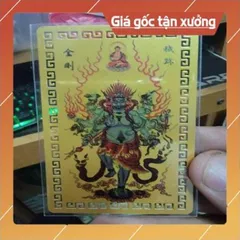 kim bài linh phù đại hắc thiên mahakala HÀNG CAO CẤP, có hoả tốc