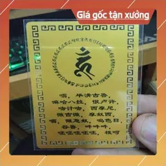 kim bài linh phù đại hắc thiên mahakala HÀNG CAO CẤP, có hoả tốc