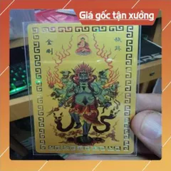kim bài linh phù đại hắc thiên mahakala HÀNG CAO CẤP, có hoả tốc