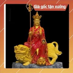 Địa Tạng Ngồi Đế Thính Cao 35cm Composit có hoả tốc