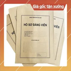 TÚI ĐỰNG HỒ SƠ ĐẢNG VIÊN - combo 10 túi ( loại mỏng 100gsm) có hoả tốc
