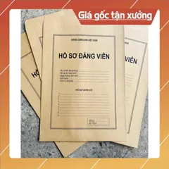 TÚI ĐỰNG HỒ SƠ ĐẢNG VIÊN - combo 10 túi ( loại mỏng 100gsm) có hoả tốc
