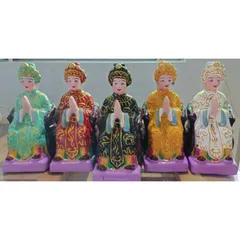Tôn tượng tượng Ngũ hành nương nương. đất nung