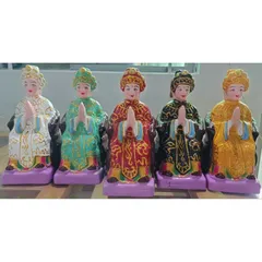 Tôn tượng tượng Ngũ hành nương nương. đất nung