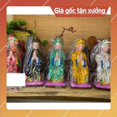 Tượng 5 bà ngũ hành bằng đất nung 27CM 5 màu có bán lẻ