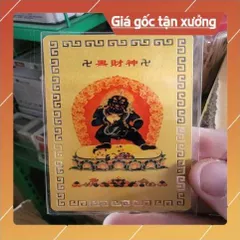 kim bài linh phù hắc thần tài HÀNG CAO CẤP, có hoả tốc