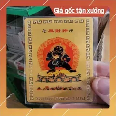 kim bài linh phù hắc thần tài HÀNG CAO CẤP, có hoả tốc