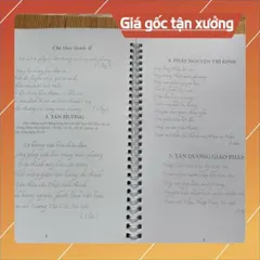 Combo 6 vở a4 chép kinh in chữ mờ -Địa Tạng-Chú Đại Bi-Sám Hối-Dược Sư-Cầu An-Vu Lan , tặng bút chép kinh