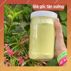 TINH BỘT NGHỆ NGUYÊN CHẤT NHÀ LÀM(hộp 500gram)