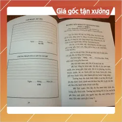 LÝ LỊCH ĐẢNG VIÊN - combo 5 cuốn 32 trang