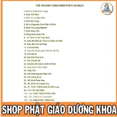 TN54 -  Thẻ Nhớ 4G Chép Sẵn 140 Bài Tụng Kinh, Niệm Phật