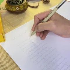Tặng viết_Sổ tay A5 chép kinh chữ Mờ địa tạng bồ tát bổn nguyện CHŨ MÒ