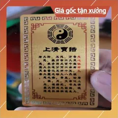 kim bài linh phù nguyên thủy thiên tôn HÀNG CAO CẤP, có hoả tốc