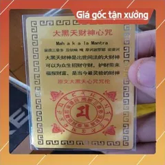 kim bài linh phù đại hắc thiên HÀNG CAO CẤP, có hoả tốc
