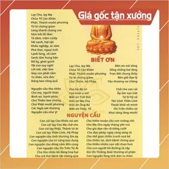 10 TỜ KINH 2 MẶT HỒI HƯỚNG CHA MẸ +KHẤN NGUYỆN CON CÁI CON NGOAN VÀ KINH ĐẠI PHÚC ĐỨC + SÁM HỐI, BIẾT ƠN, CẦU NGUYỆN