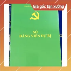 SỔ ĐẢNG VIÊN DỰ BỊ có hoả tốc