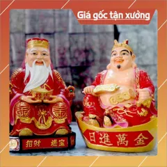 Bộ tượng hai ông Thần Tài-Thổ Địa composite nhiều mẫu