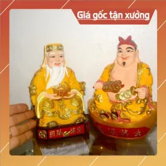 Bộ tượng hai ông Thần Tài-Thổ Địa composite nhiều mẫu