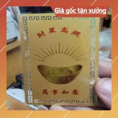kim bài linh phù thần tài tứ cống HÀNG CAO CẤP, có hoả tốc