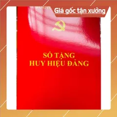 SỔ TẶNG HUY HIỆU ĐẢNG ( mẫu 5-HHĐ) có hoả tốc