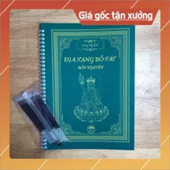 Combo 5 sổ chép kinh in mờ ( Địa Tạng - Đại Bi - Sám Hối - Dược Sư - Vu Lan)  CÓ HOẢ TỐC