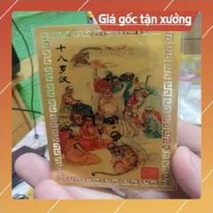 kim bài linh phù thập bát la hán HÀNG CAO CẤP, có hoả tốc