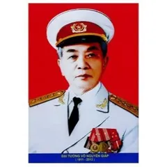 KHUNG TRANH ĐẠI TƯỚNG VÕ NGUYÊN GIÁP 5 MẪU 3 SIZE CHO KHÁCH TREO TƯỜNG