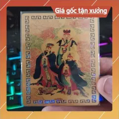 kim bài linh phù tam hoàng đại đế HÀNG CAO CẤP, có hoả tốc