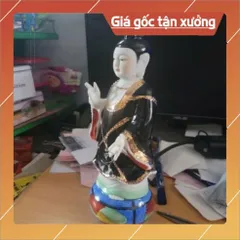 TƯỢNG MẸ DIÊU TRÌ ĐỊA MẪU MEN SỨ ĐÀI LOAN 3 SIZE
