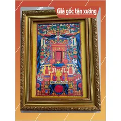 Khung Tranh Thờ HƯƠNG CHỦ + Đã bao gồm khung cực đẹp