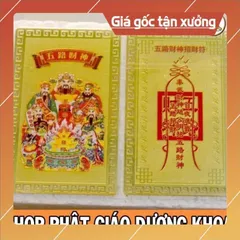Kim bài KIM LOẠI ngũ lộ thần tài,cầu tài lộc,may mắn,bình an.mạ vànG