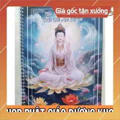 Combo 3 quyển tô tranh phật, Phậtt tổ 90 tranh, địa ttạng 100 tranh, bồ tátt 70 tranh khổ a4