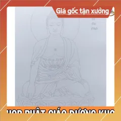 Combo 3 quyển tô tranh phật, Phậtt tổ 90 tranh, địa ttạng 100 tranh, bồ tátt 70 tranh khổ a4