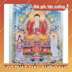 Combo 3 quyển tô tranh phật, Phậtt tổ 90 tranh, địa ttạng 100 tranh, bồ tátt 70 tranh khổ a4